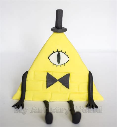 Gravity Falls Bill Cipher Cake Topper My Artistry World