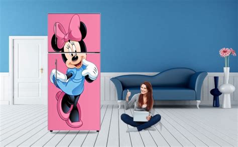 Hd Minnie Mouse Fridge Sticker India Print