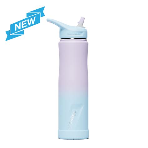 Insulated Straw Water Bottle - Reusable Stainless Steel Bottle with Straw Top — EcoVessel