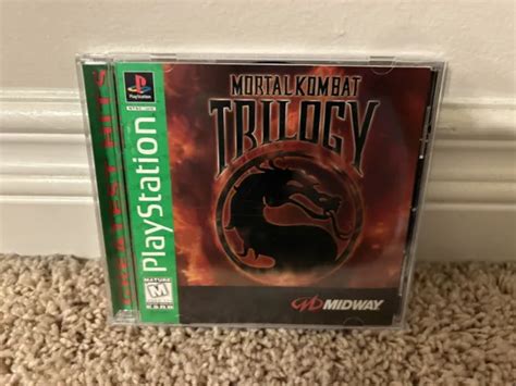 MORTAL KOMBAT TRILOGY Greatest Hits (Sony PlayStation 1 PS1) completo e ...