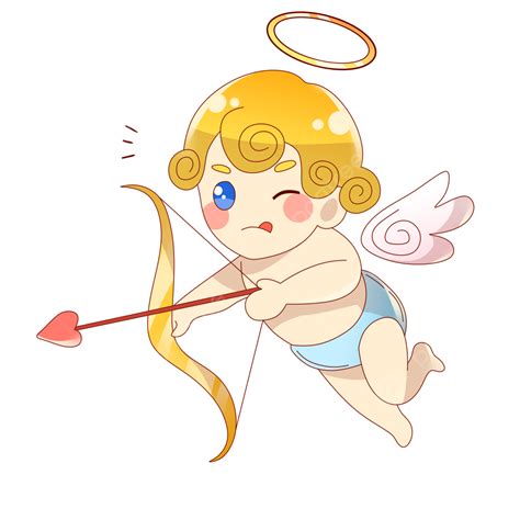 Cupid Bow Png Transparent Cupid Holding A Bow And Arrow On Valentines