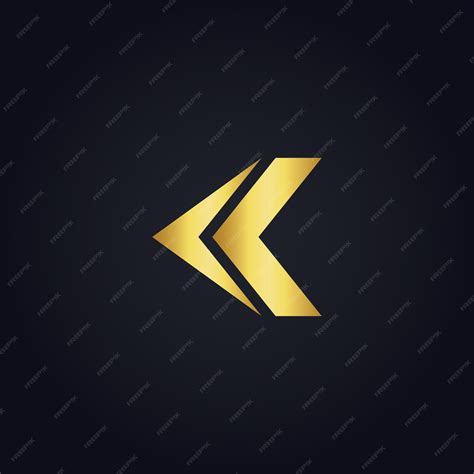 Premium Vector | Golden arrow