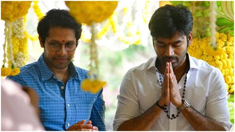 Dhanush Begins Shooting For His Debut Telugu Film Sir See Pics From