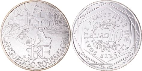 Frankreich 10 Euro 2011 Paris Languedoc Rousillon Paris Languedoc