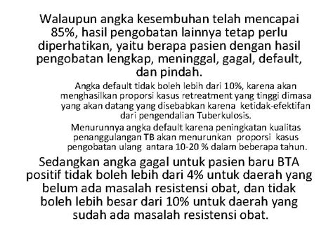 Indikator Nas Penanggulangan Tbc Angka Penemuan Pasien Baru