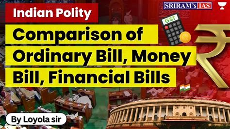 Understanding The Different Types Of Bills In Indian Polity Ordinary