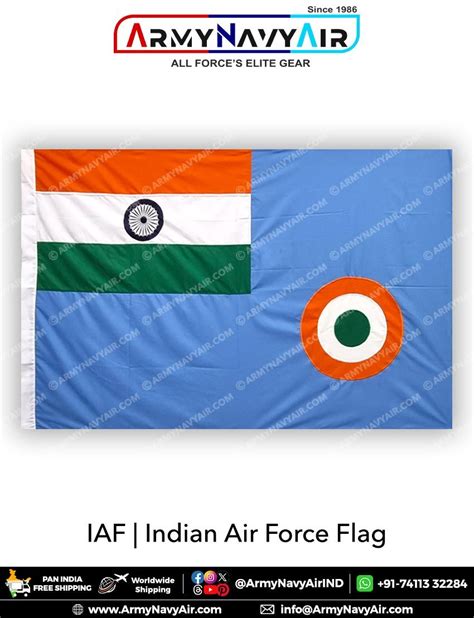 Buy IAF - Indian Air Force Flag Online at ArmyNavyAir.com