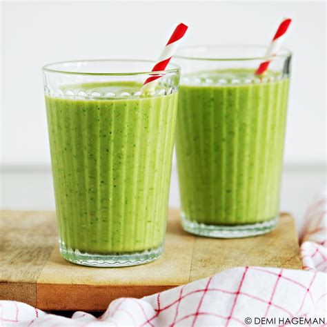 Groene Smoothie Met Mango En Spinazie Ingredi Nten Studiokook