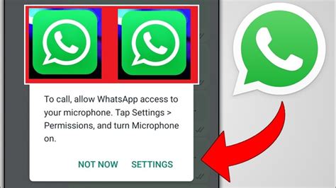 To Call Allow Whatsapp Access To Your Microphone Tap Settings