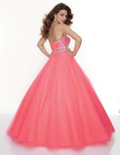 French Novelty Paparazzi By Mori Lee 93064 Beaded Tulle Full Ball Gown