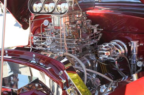 Ballston Spa Car Show Chromed Up Engine Lazzo Flickr