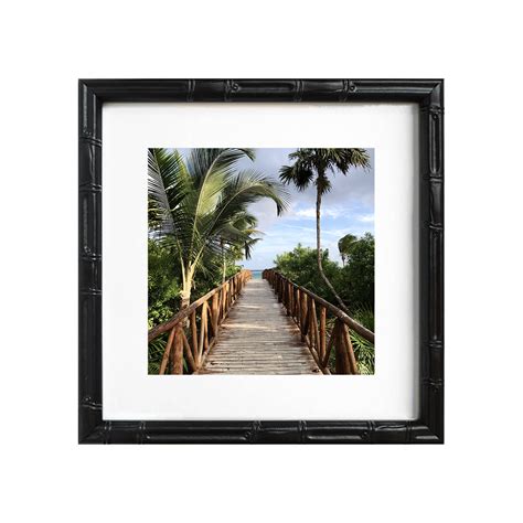 Bamboo Frame Black Keepsake Frames