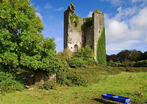 Kilkishen Castle Clare On The Road North From Sixmilebridge To