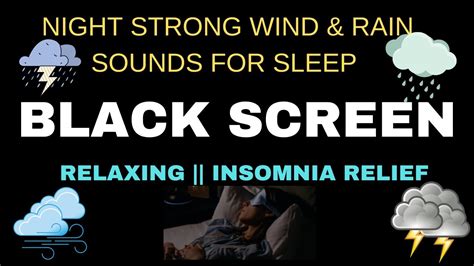 Most Satisfying Storm Rain Sound For SleepingRelaxing Soothing