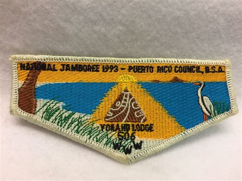 Mr Boy Scouts Nat Jamboree Yokahu Oa Lodge Flap Puerto