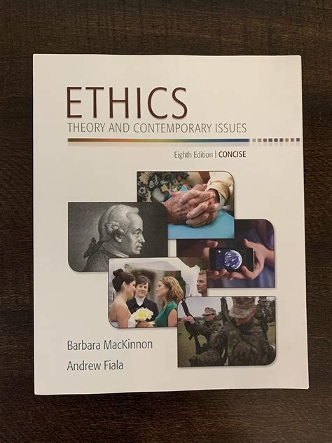 Ethics Theory And Contemporary Issues Concise Edition