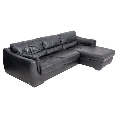 Natuzzi Italian Leather Sectional Sofa Baci Living Room