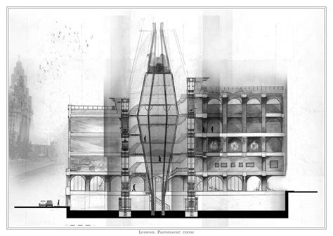 Architecture Section Sketch at PaintingValley.com | Explore collection ...