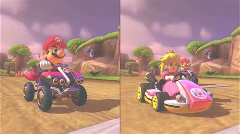 Mario Kart 8 Deluxe | Featuring Mario Vs Peach | 4 Round Racing ...