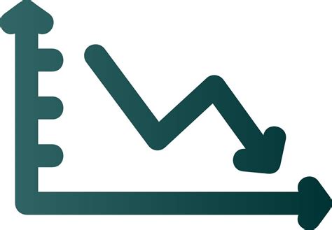 Declining Line Graph Vector Icon Design Vector Art At Vecteezy