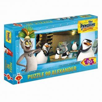 Pingwiny Z Madagaskaru Puzzle 90 Elem Zabawki Gry 5906018014389