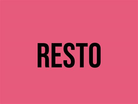 What Does Resto Mean? - Meaning, Uses and More - FluentSlang