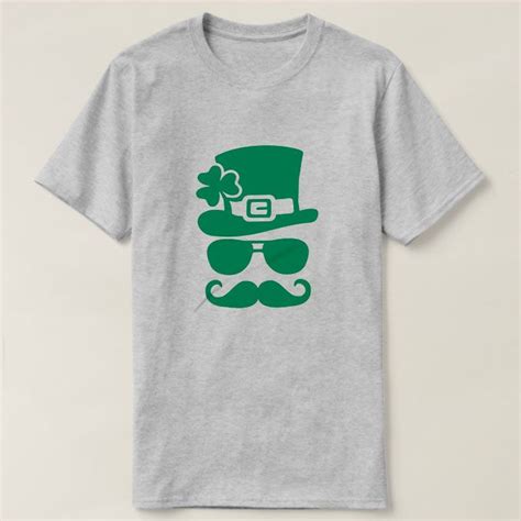 Leprechaun Mustache St Patricks Day Custom Shirts St Patrick Day