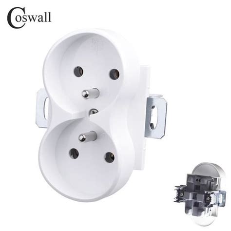 Prise Dual French Socket Interrupteur Mural Mural Tactile Panneau En