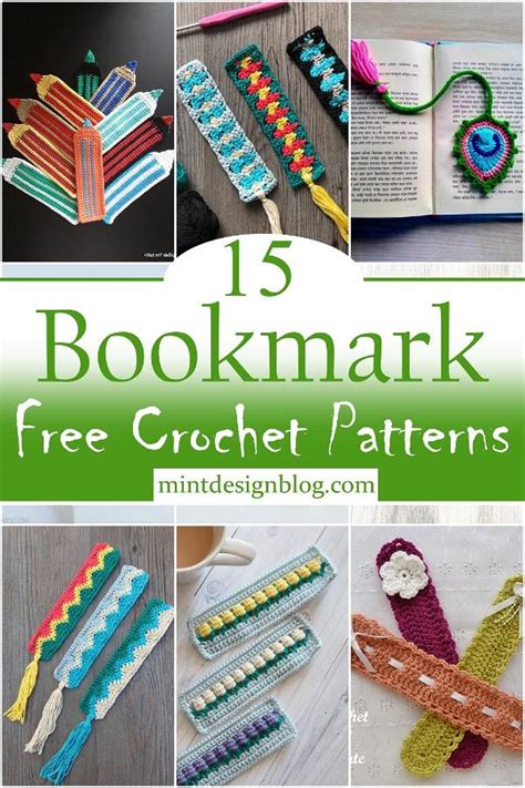 15 Free Crochet Bookmark Patterns Mint Design Blog