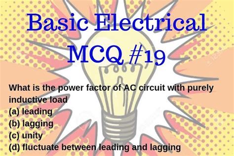 Basic Electrical Mcq Electricity Basic Mcq