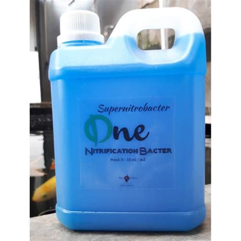 Jual Bakteri Nitrifikasi Penjernih Kolam Supernitrobacter ONE 1 Liter