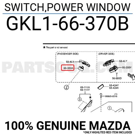 Switch Power Window Gkl B Mazda Parts Partsouq