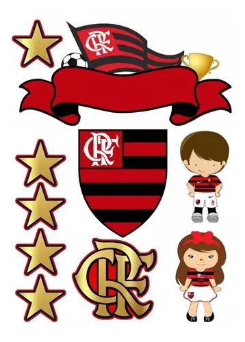 Topo De Bolo Personalizado Topper Flamengo Venda Em S O Paulo Zona