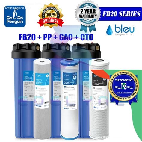 Jual Paket Filter Air Sumur Tandon Toren Penguin PBF 20 PP CTO