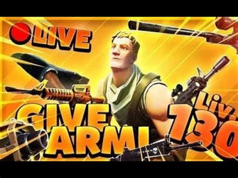 LIVE GIVE E ARMI MOD O 144 133 AI CONTEST FORTNITE SALVA IL MONDO