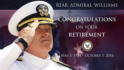 Admiral Rick Williams US Navy Retirement Tribute Video Dailymotion