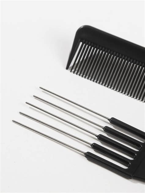 2 peças de escova de cabelo pente de cabelo pente de dentes largos