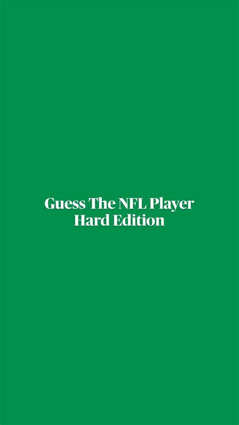 Guess The NFL Player Hard Edition | Nfl players, Nfc west, Players