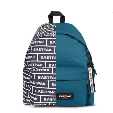 Re Built Recycled Padded Pak R Eastpak Print Marine Blue Backpack