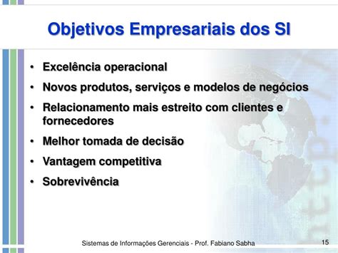 Ppt Sistemas De Informações Gerenciais Powerpoint Presentation Free