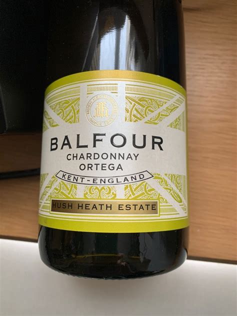 Hush Heath Estate Balfour Chardonnay Ortega United Kingdom