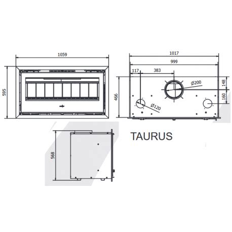 Insertable leña Taurus FERLUX