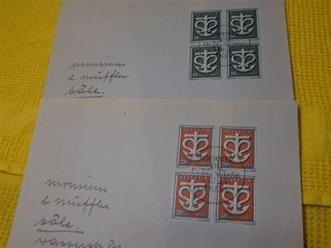 3 III 45 2 4er BLOCK BRIEFE SPENDE SONDERSTEMPEL Kaufen Auf Ricardo