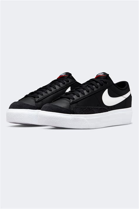 Nike Blazer Low Platform Black/White-Black-Black | Stylerunner