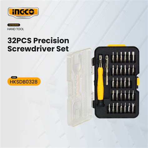 Ingco Pcs Precision Screwdriver Set Hksdb Iht Shopee Philippines