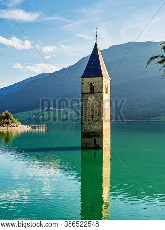 Famous Bell Tower Lake Image & Photo (Free Trial) | Bigstock