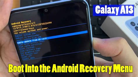 Samsung Galaxy A How To Boot Into The Android Recovery Menu Youtube