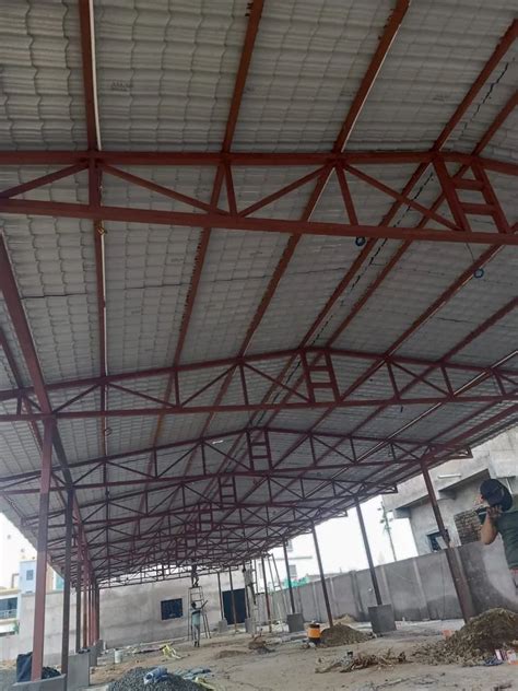 Panel Build Mild Steel Profile Sheet Roofing Shed At 260 Sq Ft In Nagpur