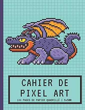 Cahier De Pixel Art Papier Quadrill Petits Carreaux X Mm Carnet