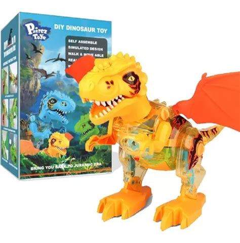 Dragão Robo Brinquedo Dinossauro Anda Bate Asas Solta Fumaça à Venda Em